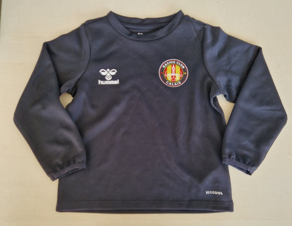 Sweat col rondclub Junior noir Hummel