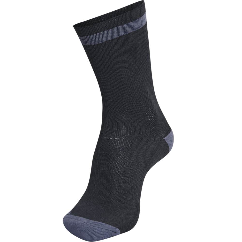 Chaussettes basses noires et grises Hummel