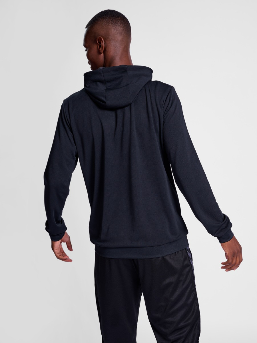 Sweat à capuche Adulte noir Hummel Authentic 2025/2026