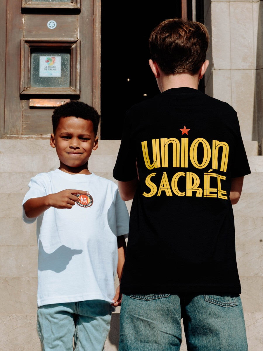 T-Shirt Union Sacrée Lettrage Formation Calais Marck