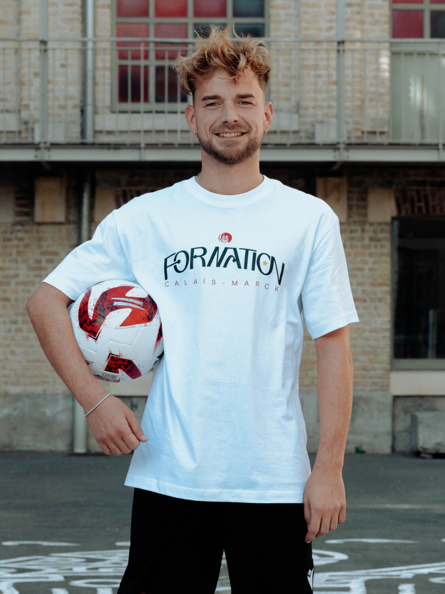 T-Shirt Blanc Formation Calais Marck