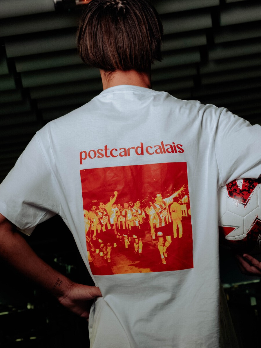 T-Shirt Blanc Postcard Racing Club Calais