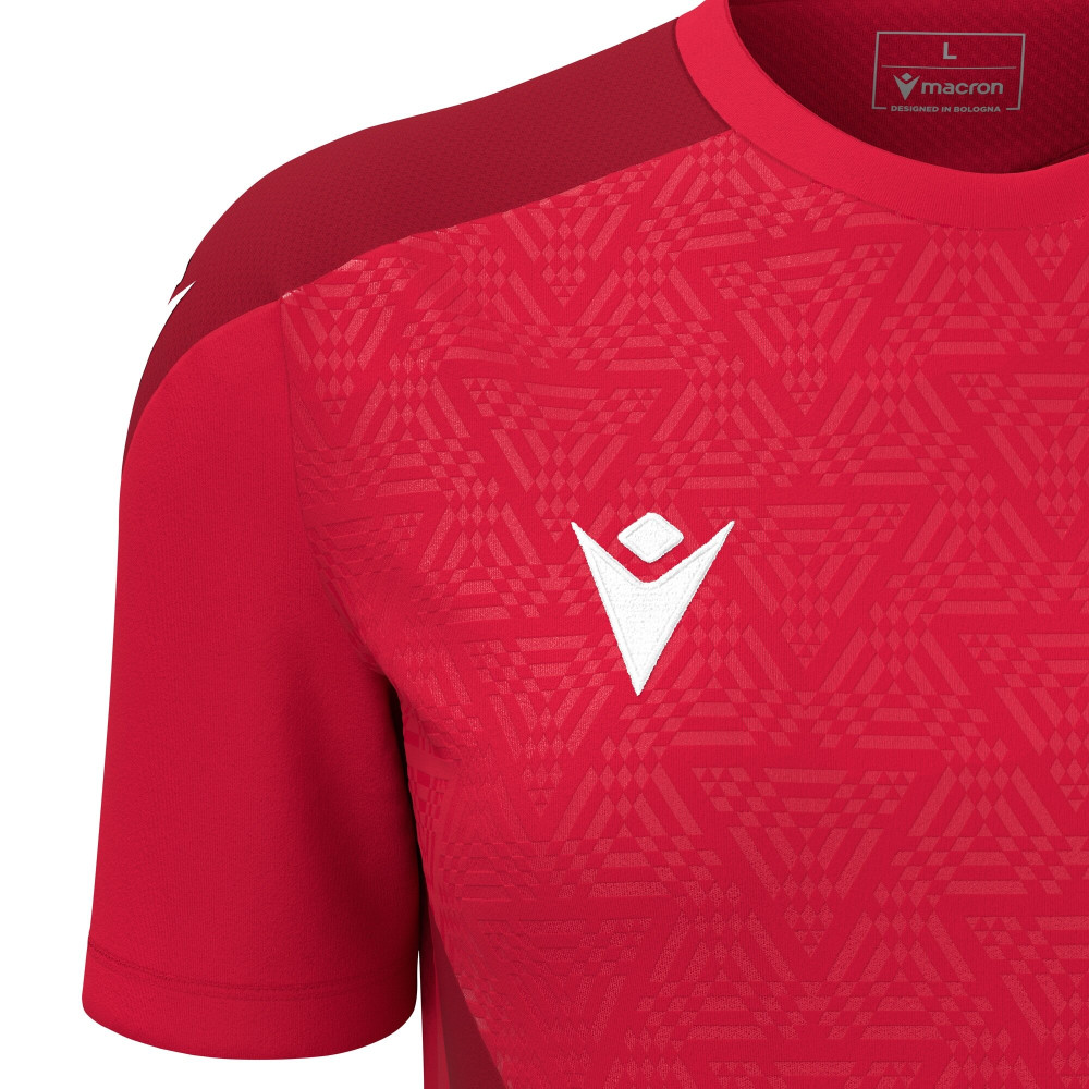 Maillot Féminine Training Premium Rouge Manches Courtes