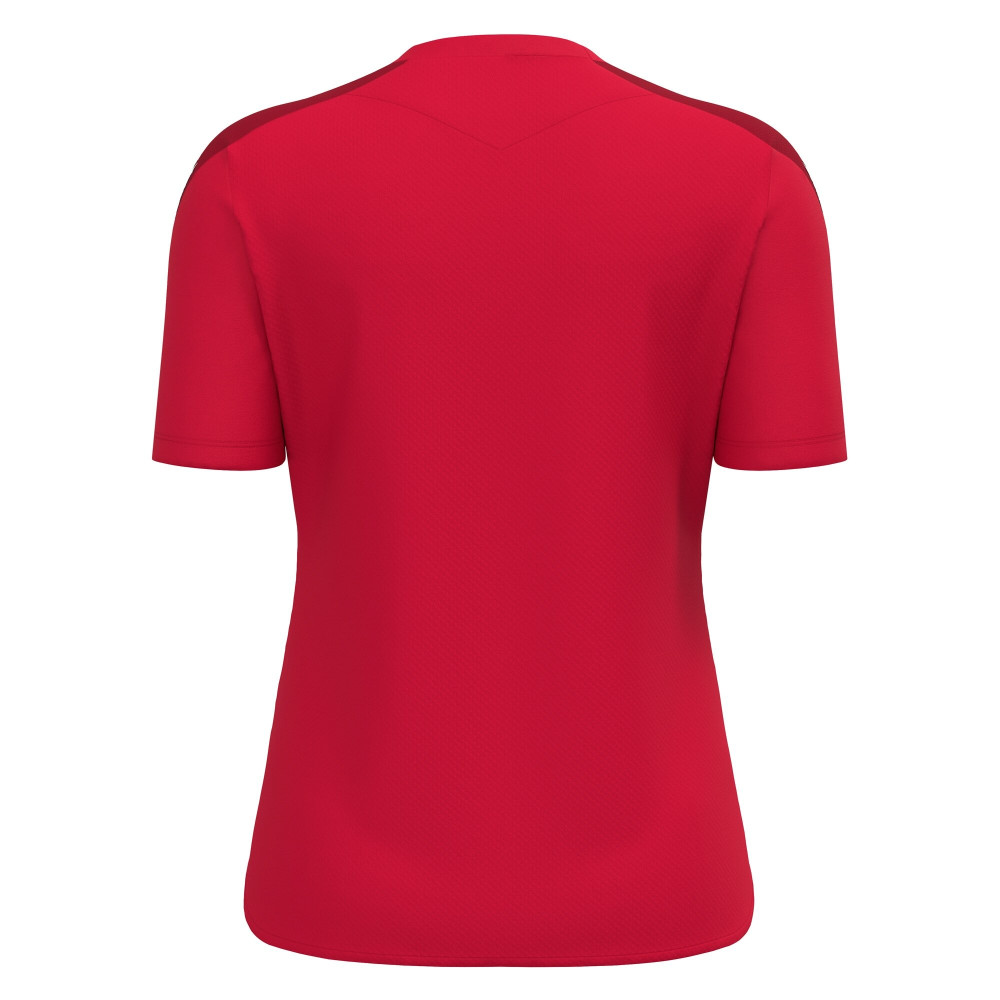 Maillot Féminine Training Premium Rouge Manches Courtes