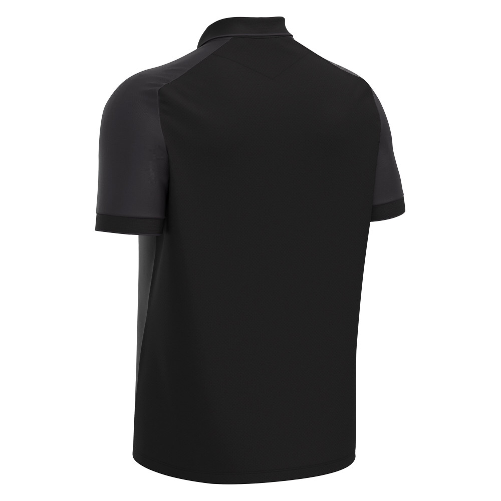 Polo Noir Manches Courtes