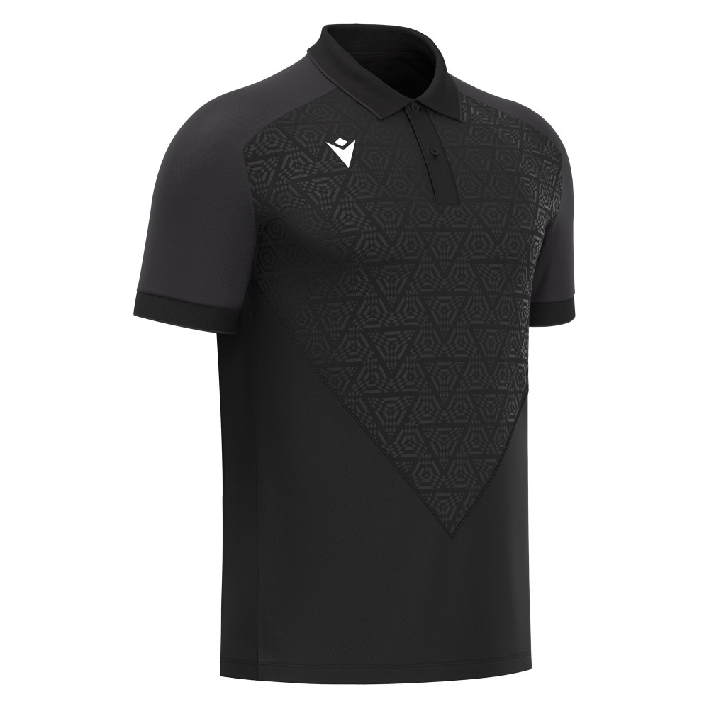 Polo Noir Manches Courtes
