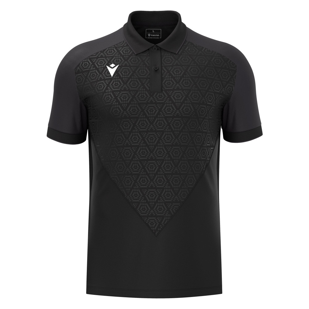 Polo Noir Manches Courtes