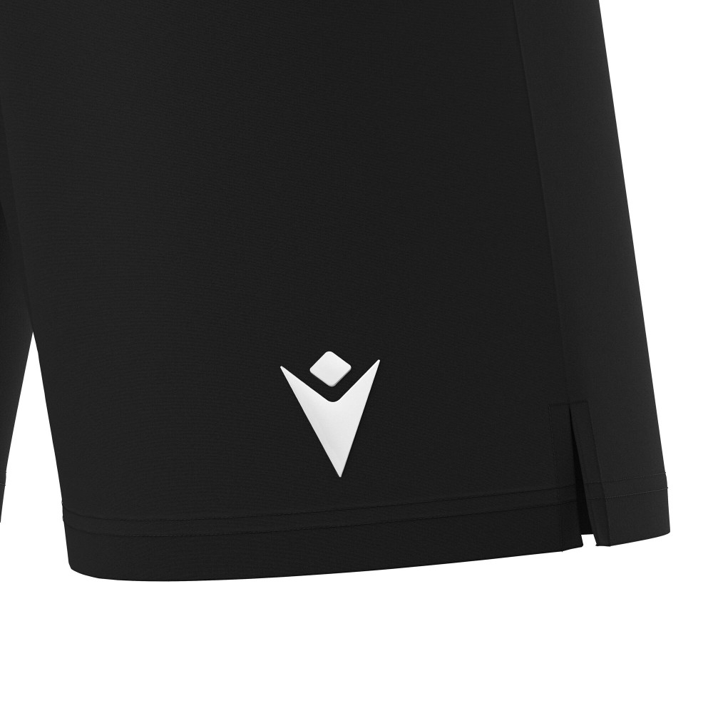 Short à Poches Zippées Noir