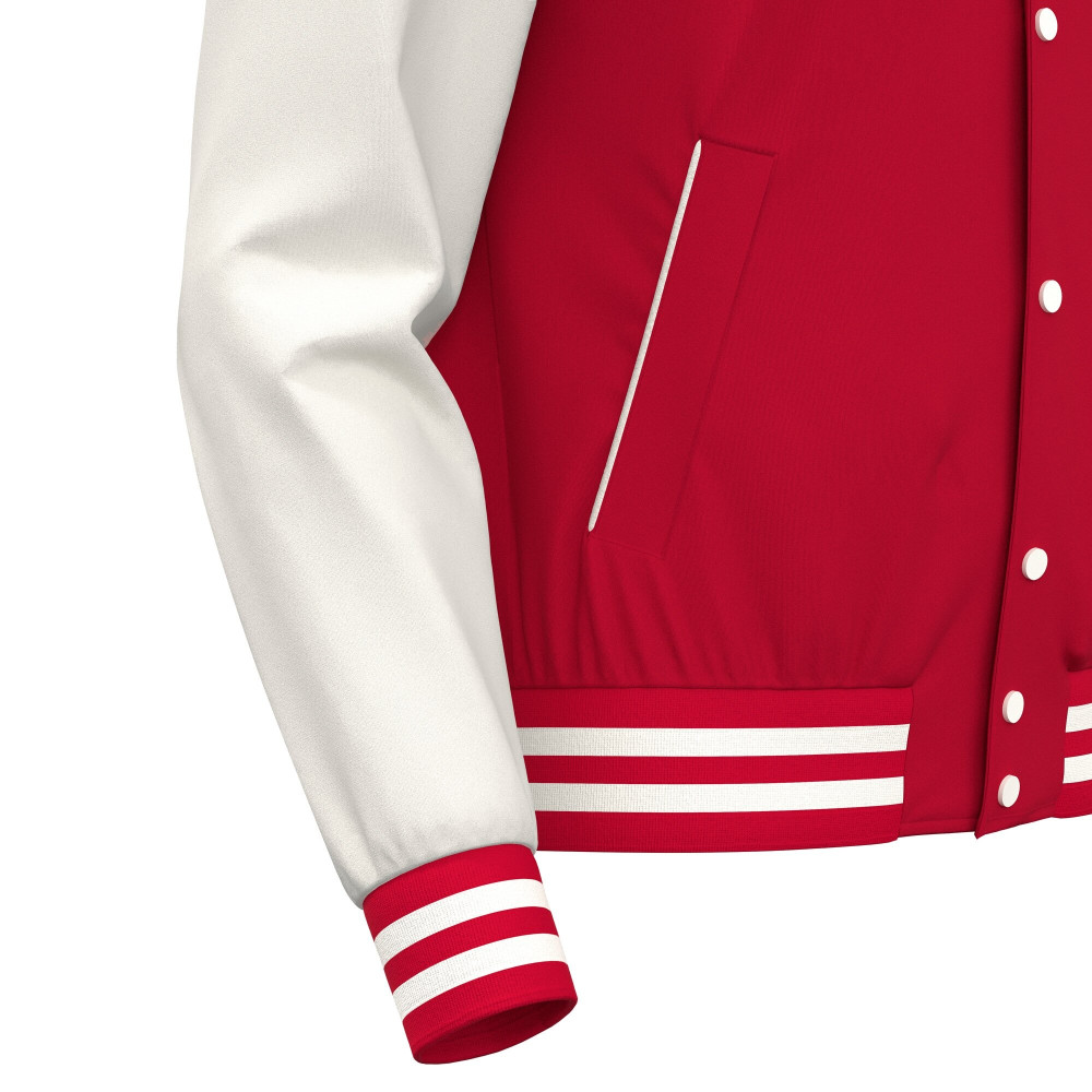 Veste Bomber Universitaire Rouge