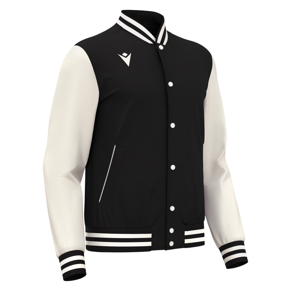 Veste Bomber Universitaire Noir