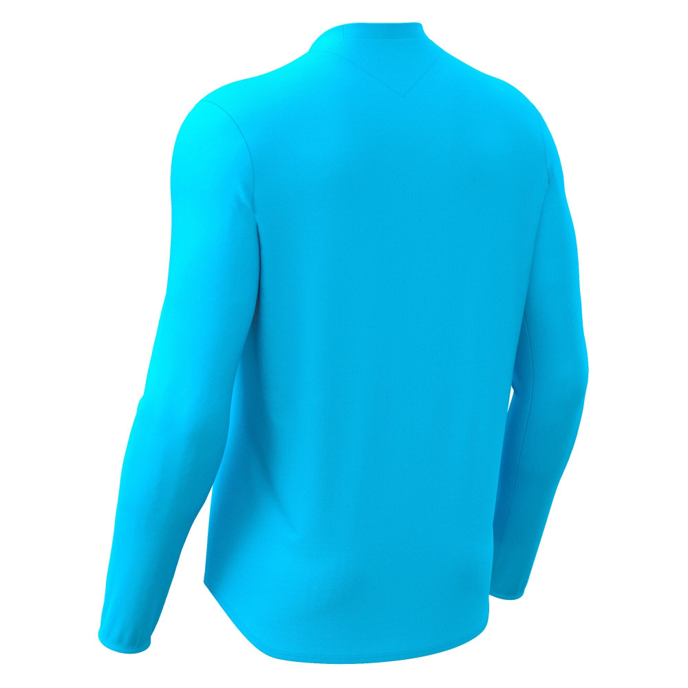 Maillot Gardien Training Bleu Fluo Manches Longues