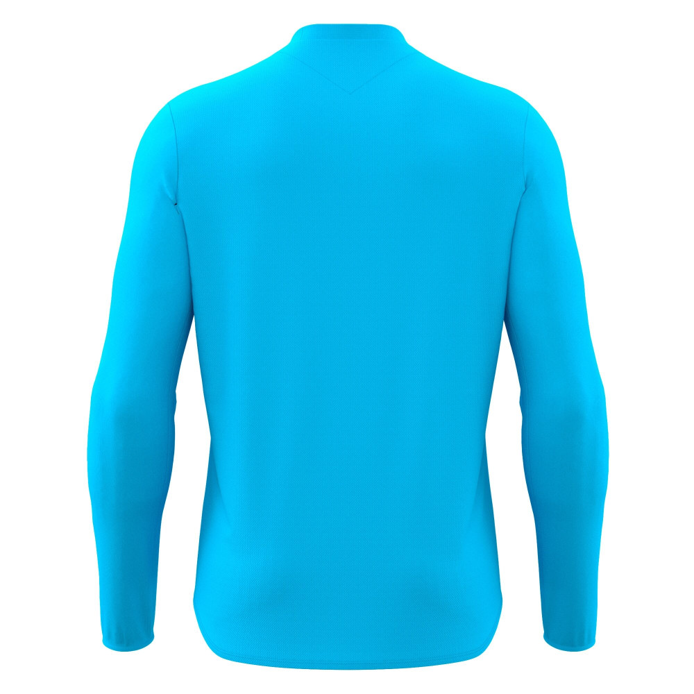 Maillot Gardien Training Bleu Fluo Manches Longues