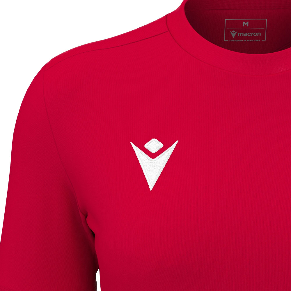 Maillot Féminine Training Rouge Manches Courtes