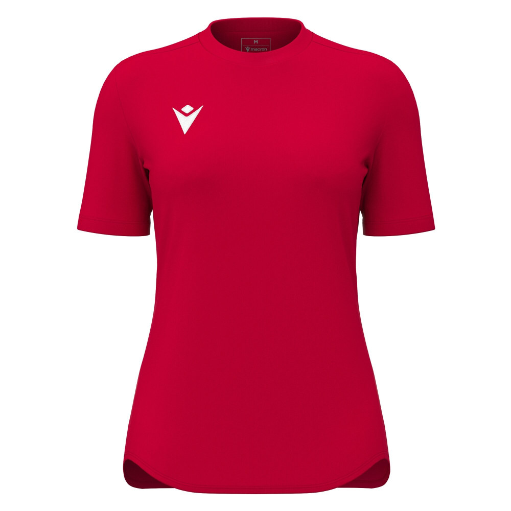 Maillot Féminine Training Rouge Manches Courtes