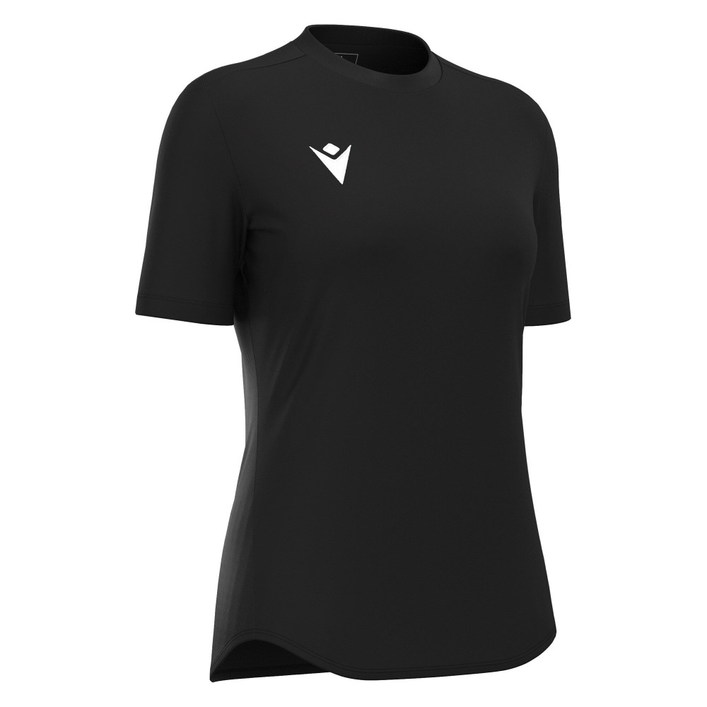 Maillot Féminine Training Noir Manches Courtes