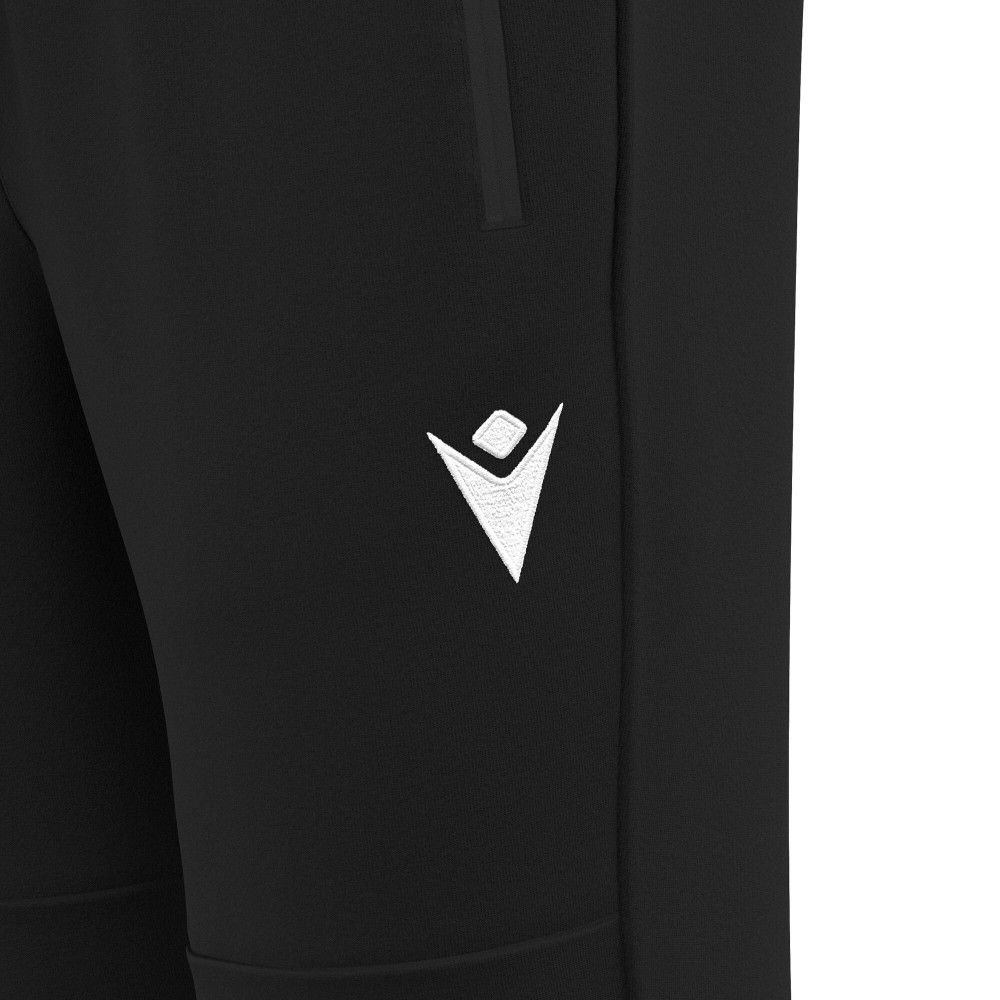 Pantalon Coton Poches Zippées Noir