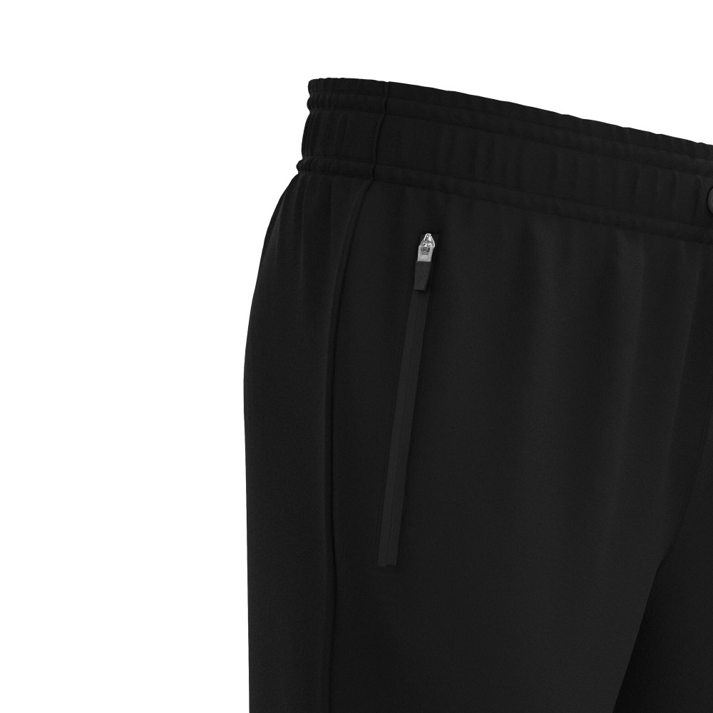 Pantalon Coton Poches Zippées Noir