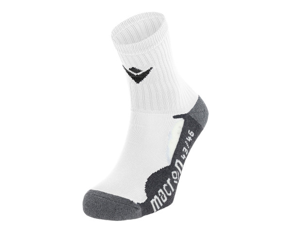 Chaussettes Courtes Blanches Macron
