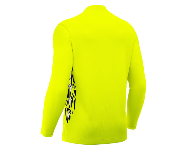 Maillot Gardien Manches Longues Premium Jaune Fluo Macron