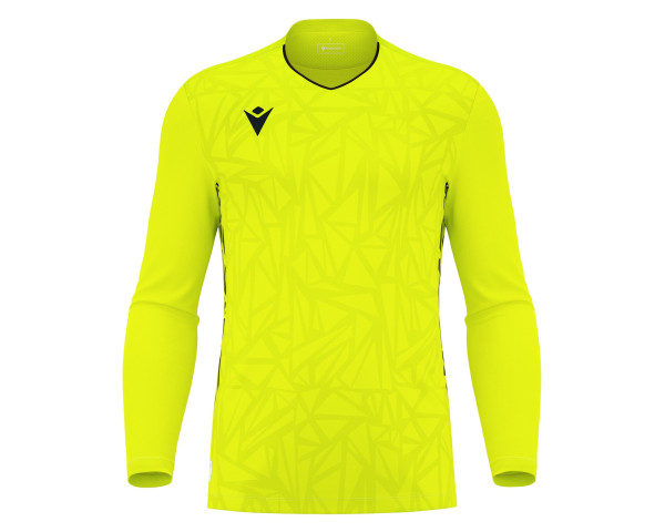 Maillot Gardien Manches Longues Premium Jaune Fluo Macron