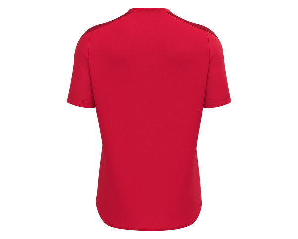 Maillot Training Premium Rouge Manches Courtes Macron