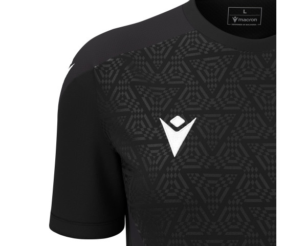 Maillot Féminine Training Premium Noir Manches Courtes Macron