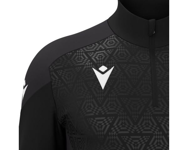 Top 1/4 Zip Training Noir Macron