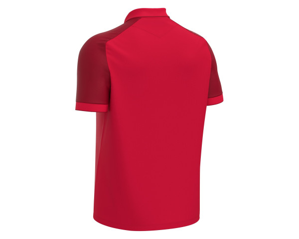 Polo Rouge Manches Courtes Macron