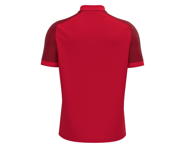 Polo Rouge Manches Courtes Macron