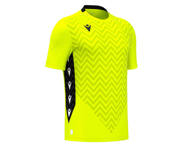Maillot Gardien Manches Courtes Premium Jaune Fluo Macron