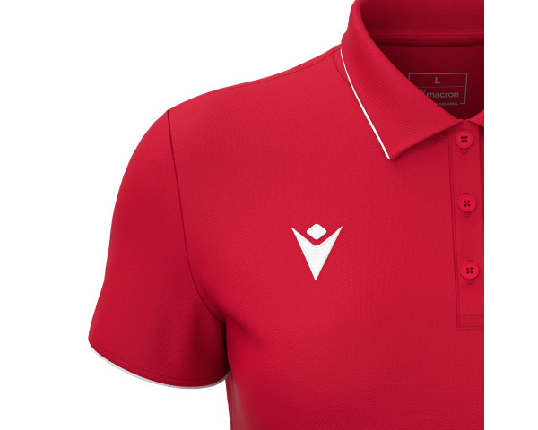 Polo Féminine Rouge Macron