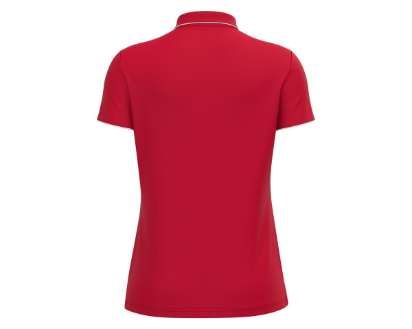 Polo Féminine Rouge Macron