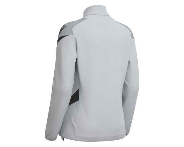 Top 1/4 Zip Féminine Training Staff Gris Macron