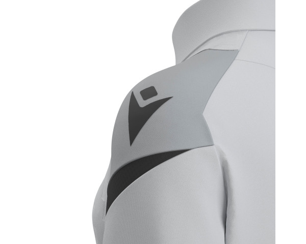 Top 1/4 Zip Féminine Training Staff Gris Macron