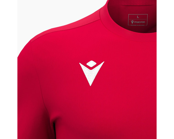Maillot Training Rouge Manches Courtes Macron