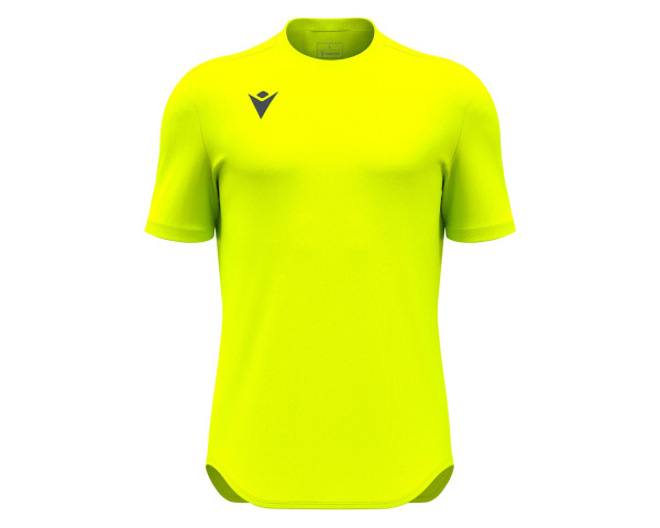 Maillot Gardien Training Jaune Fluo Manches Courtes Macron