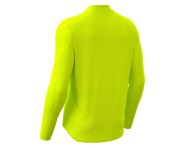 Maillot Gardien Training Jaune Fluo Manches Longues Macron