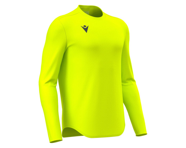 Maillot Gardien Training Jaune Fluo Manches Longues Macron