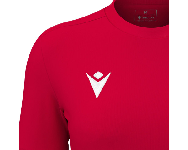 Maillot Féminine Training Rouge Manches Courtes Macron