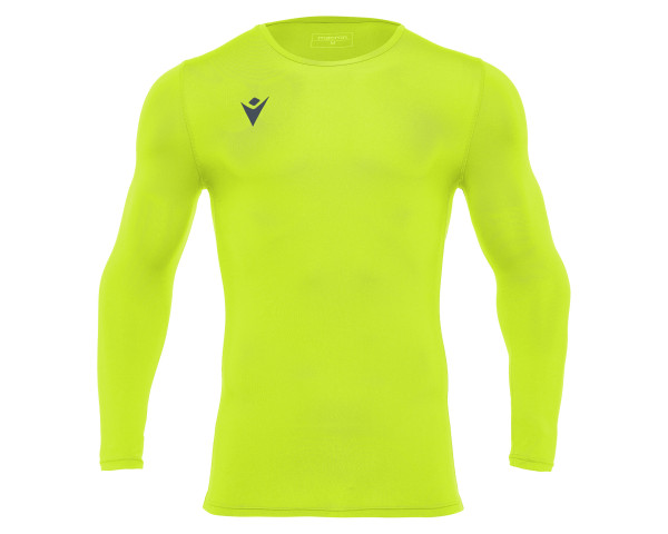 Sous-maillot technique Manches Longues Jaune Fluo Macron