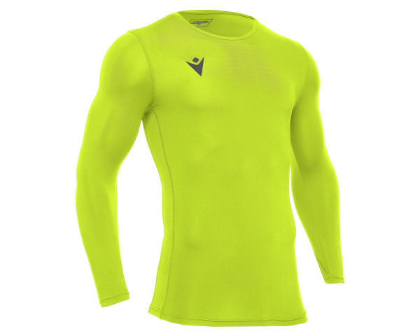 Sous-maillot technique Manches Longues Jaune Fluo Macron