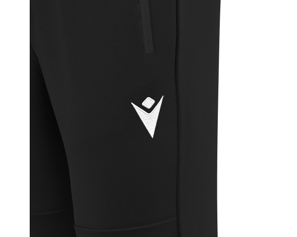 Pantalon Poches Zippées Noir Macron