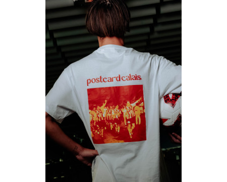 T-Shirt Blanc Postcard Racing Club Calais