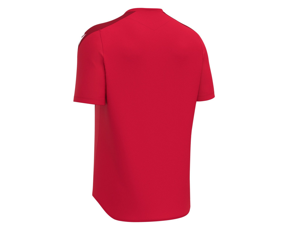 Maillot Training Premium Rouge Manches Courtes Macron