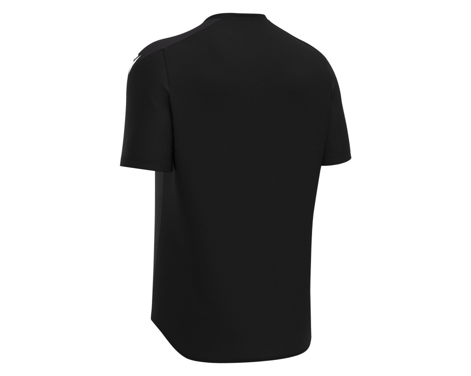 Maillot Training Premium Noir Manches Courtes Macron