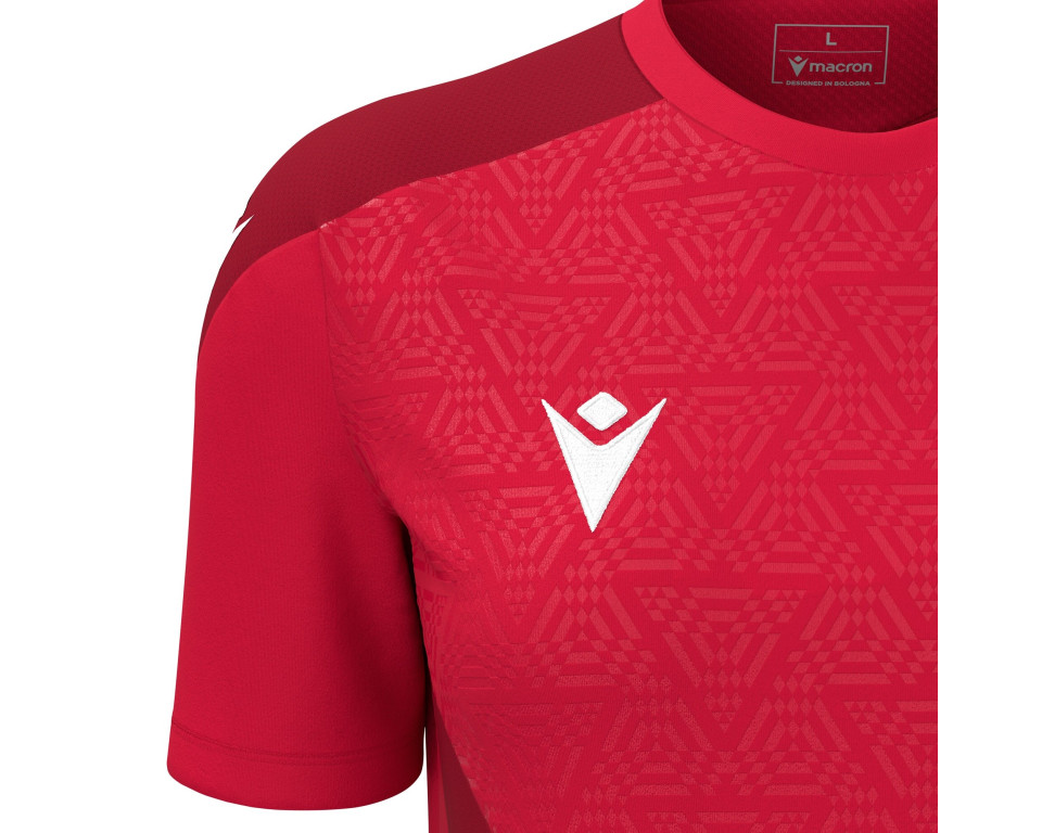 Maillot Féminine Training Premium Rouge Manches Courtes Macron