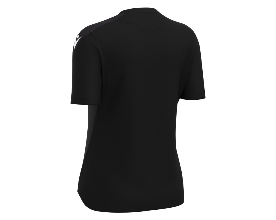 Maillot Féminine Training Premium Noir Manches Courtes Macron