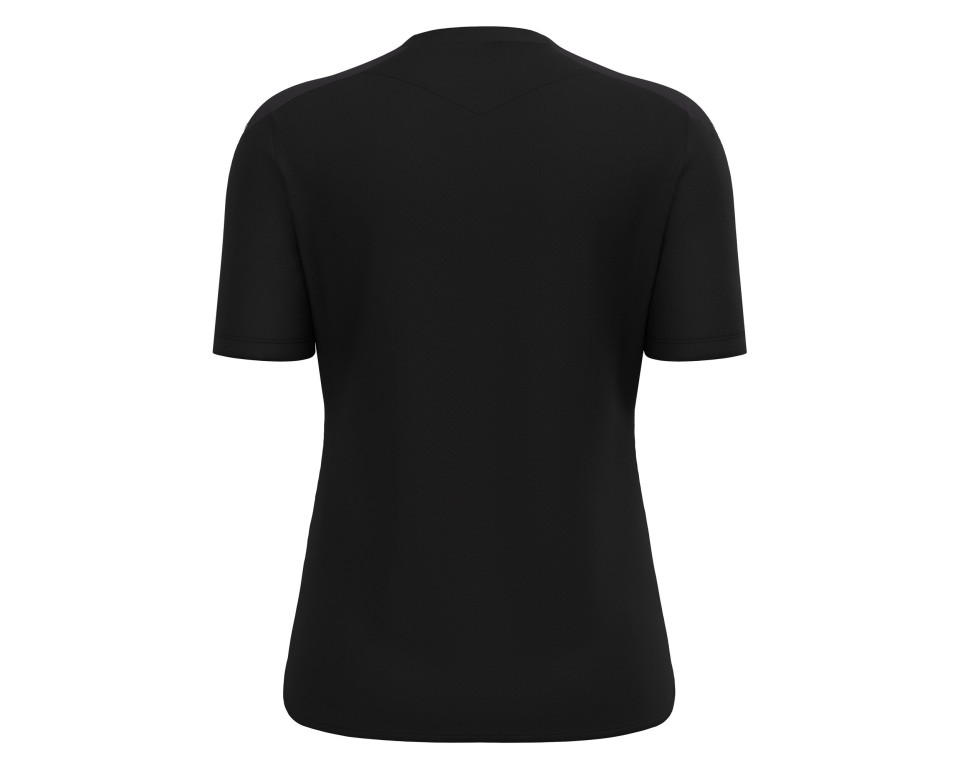 Maillot Féminine Training Premium Noir Manches Courtes Macron