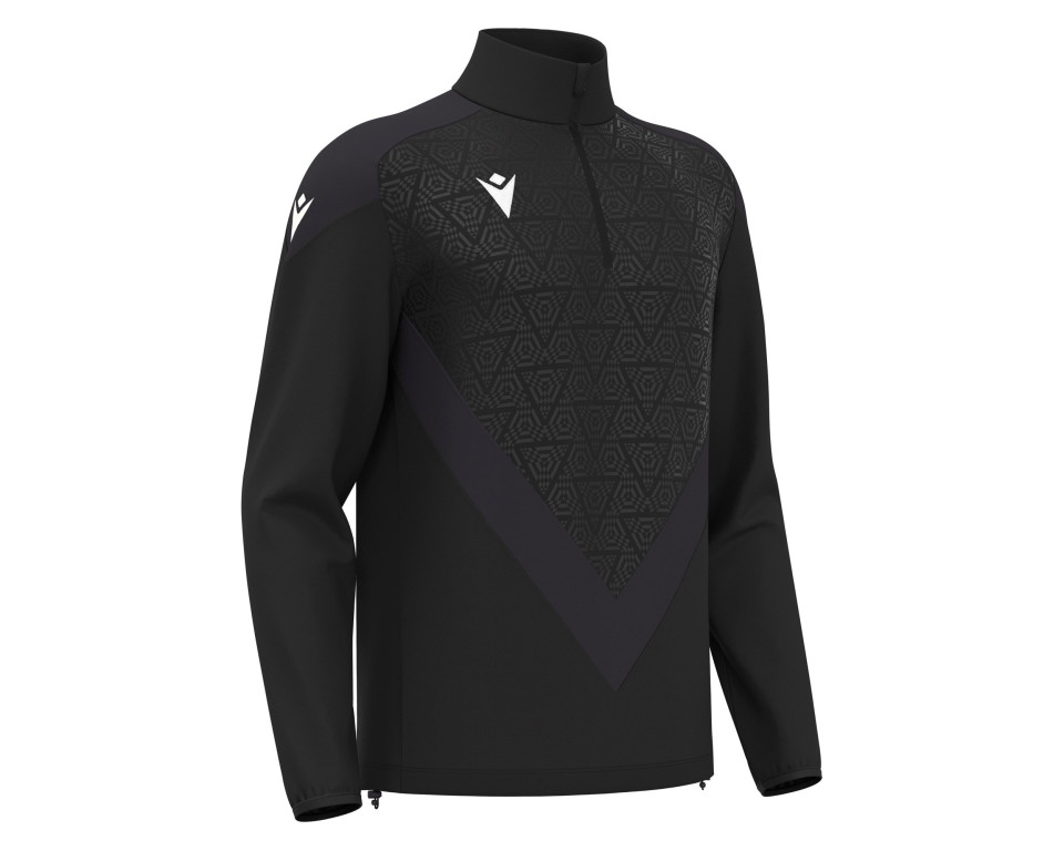 Top 1/4 Zip Training Noir Macron