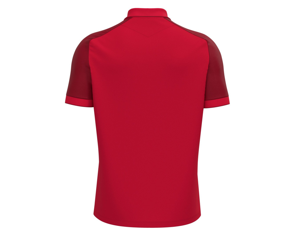 Polo Rouge Manches Courtes Macron